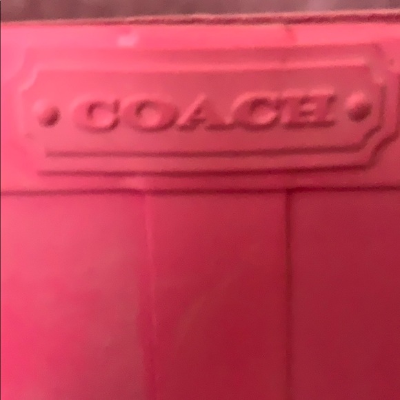 Coach Rain Boots (Neon Pink) - Picture 2 of 3